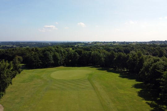 view towards 1st green