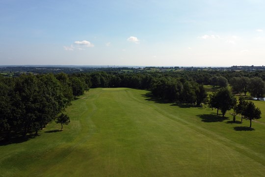 view down 1st fairway