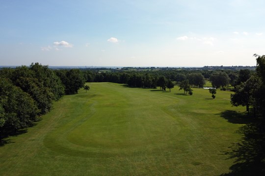 view from the 1st fairway