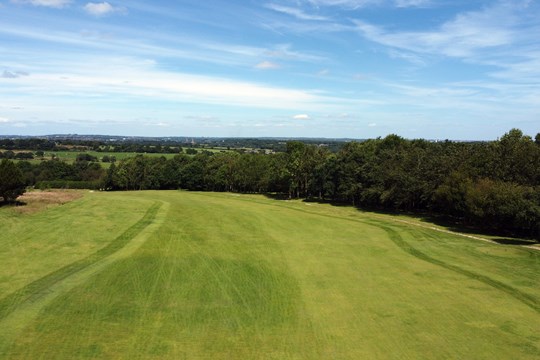 view down 2nd fairway