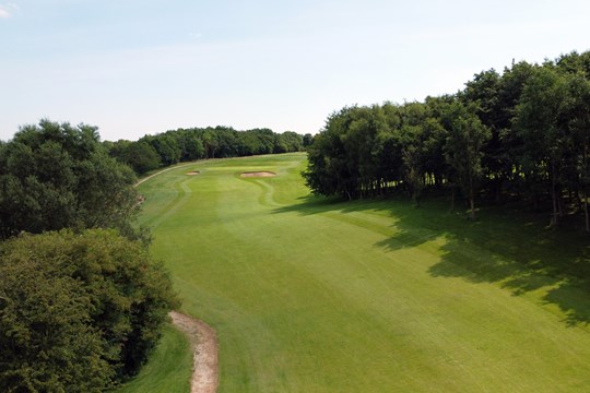 view along 3rd fairway