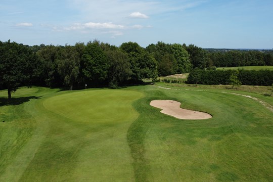 view of 11th green