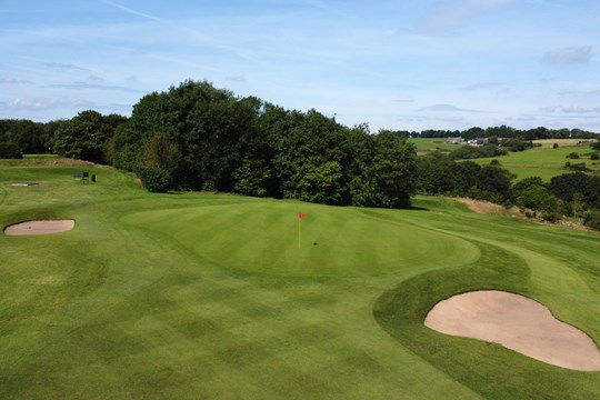 view of 14th green