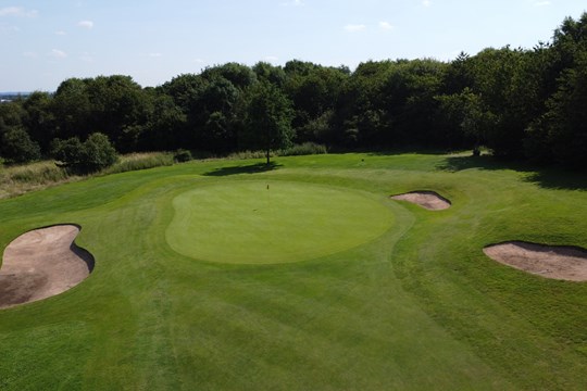 view of 15th green