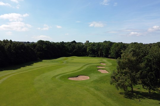 view towards 16th green