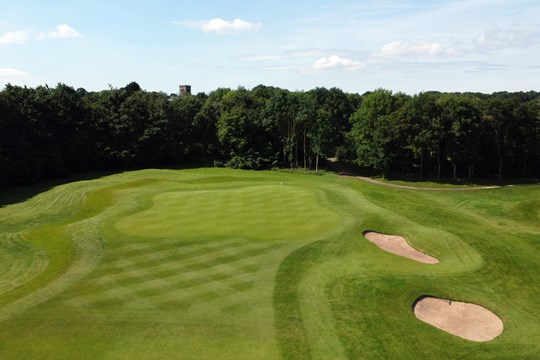 view of 16th green