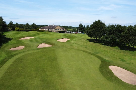 view towards 18th green