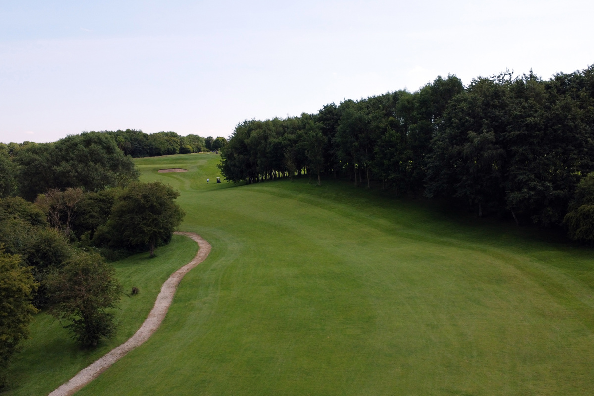 View along 3rd fairway