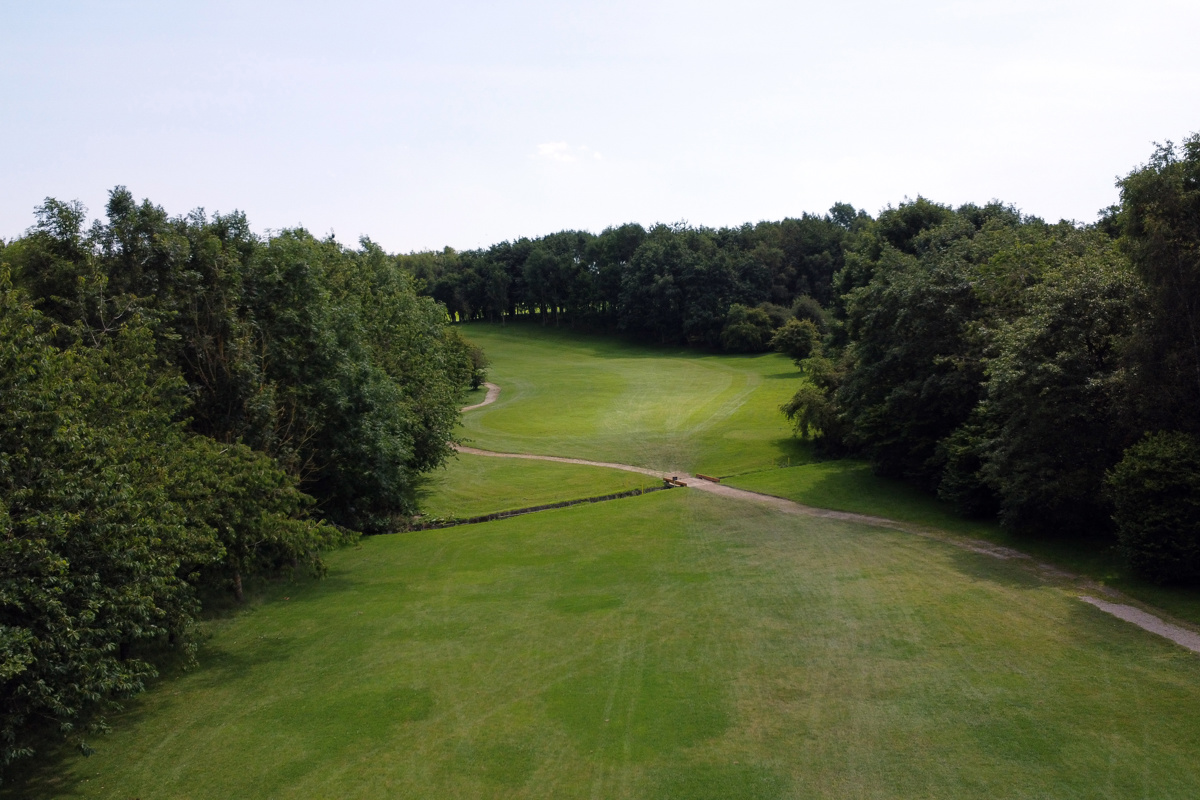 View of start of 3rd fairway