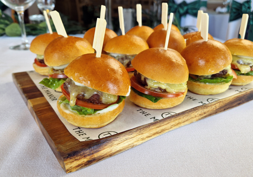 Slider on a serving board.