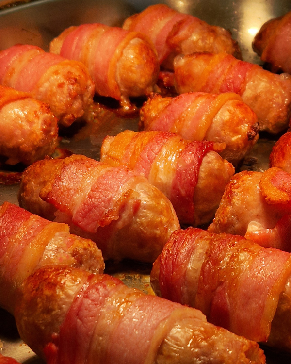 Pigs in blankets.