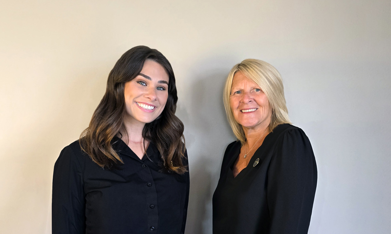 The Manor Events Coordinators Becky and Starr.