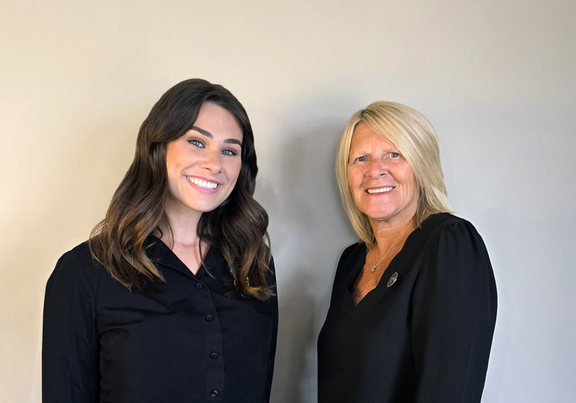 The Manor Events Coordinators Becky and Starr.