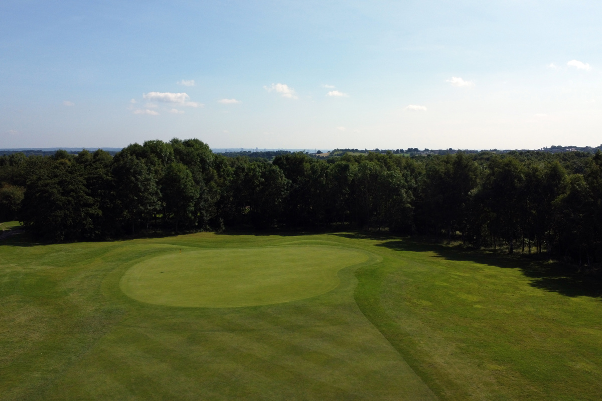 View of 1st green