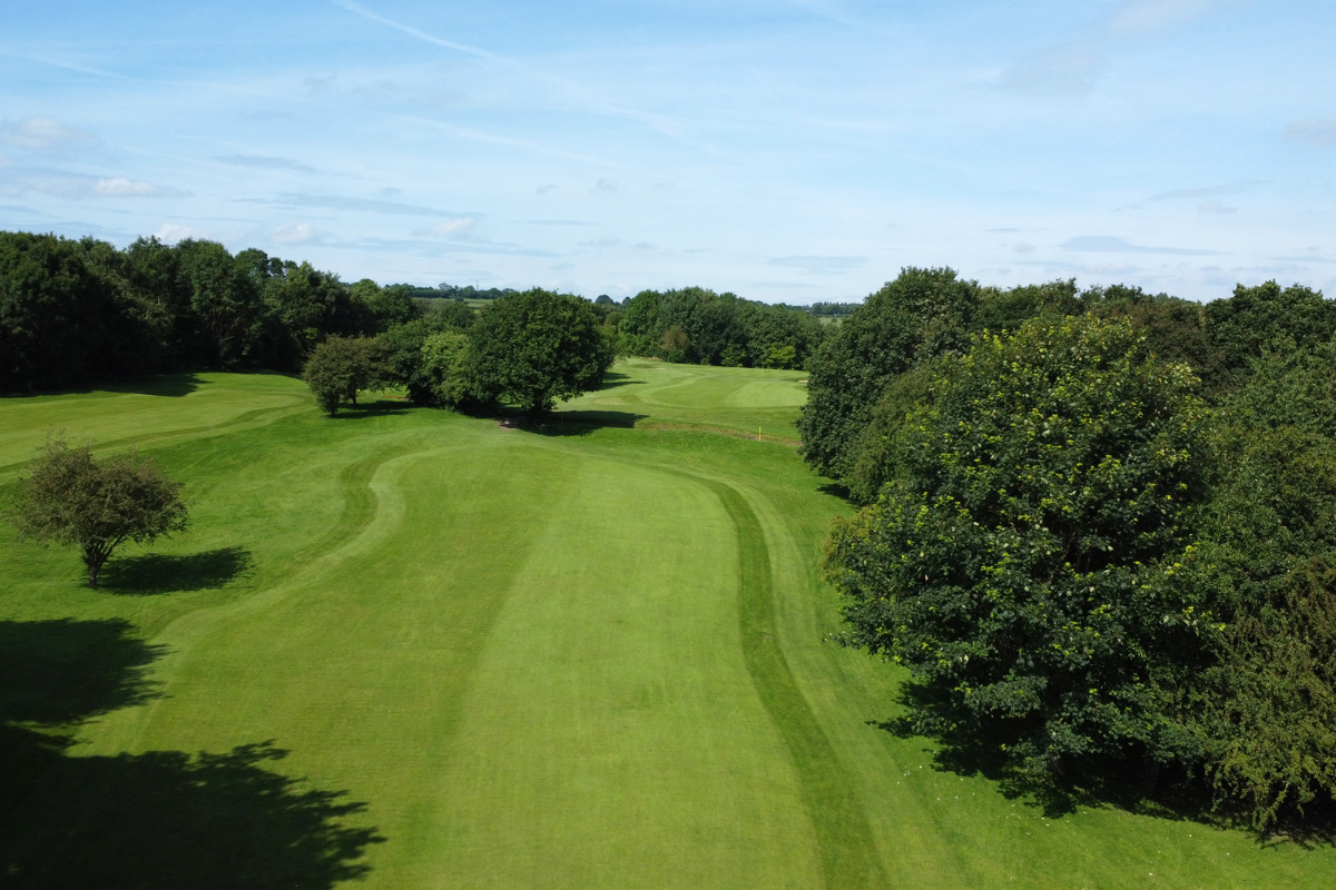 View down 14th fairway