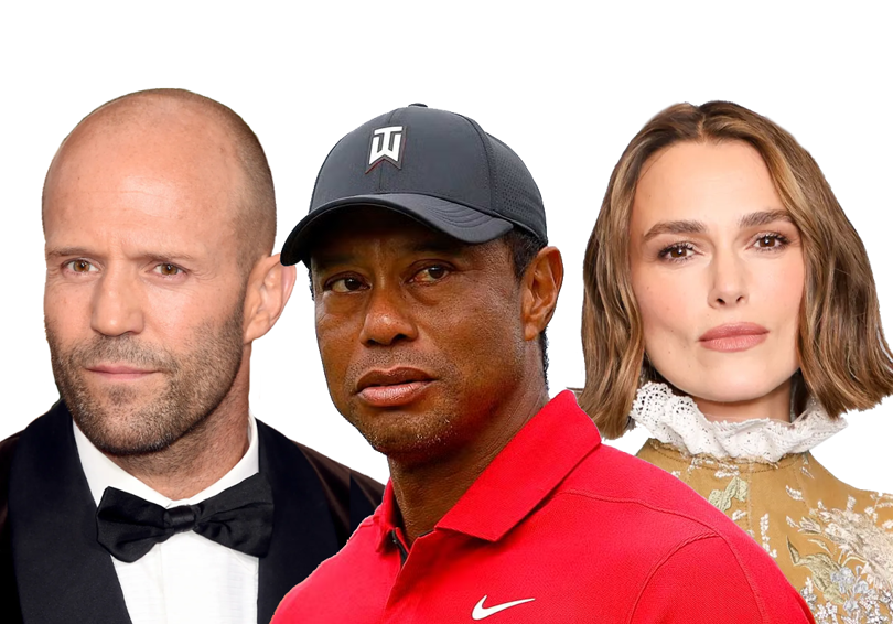 PGA Professional Mark McGeehan's dream 4-ball: Jason Statham, Keira Knightly and Tiger Woods.